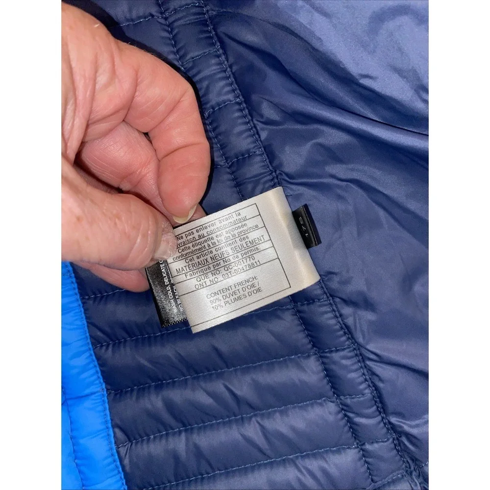 Kuhl Women Spyfire Hoody Down Puffer Jacket Blue Womens Small